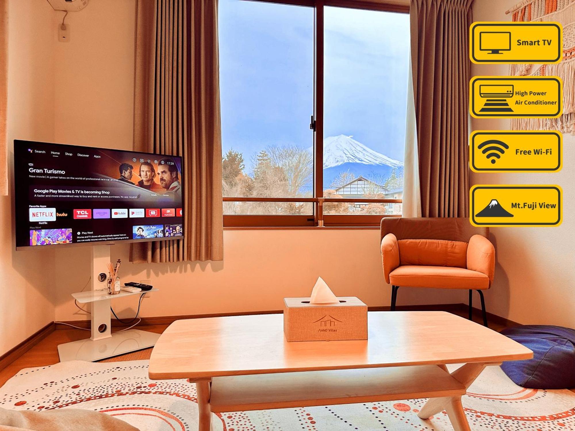 ヴィラ山間堂grandvilla Mt Fuji View Bbq Bonfire Annovillas Sankando Fujikawaguchiko Extérieur photo